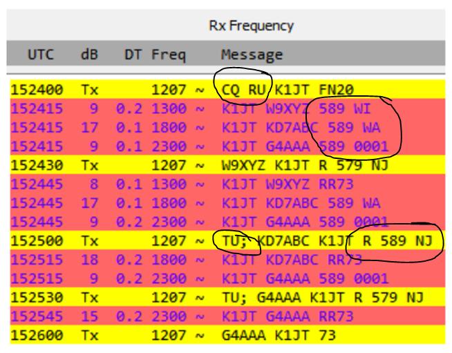 Changements majeurs dans WSJT X 2