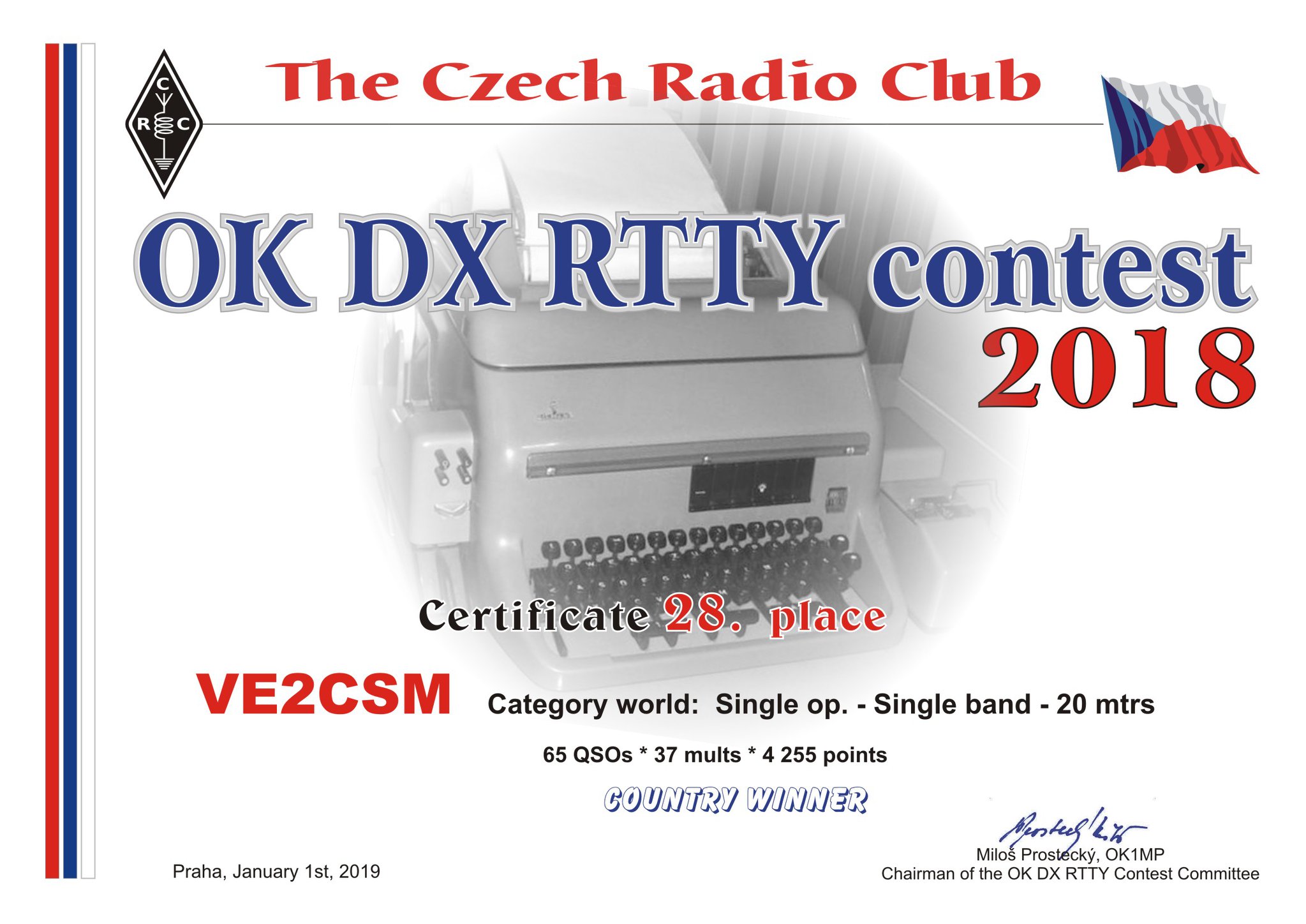 OK DX RTTY