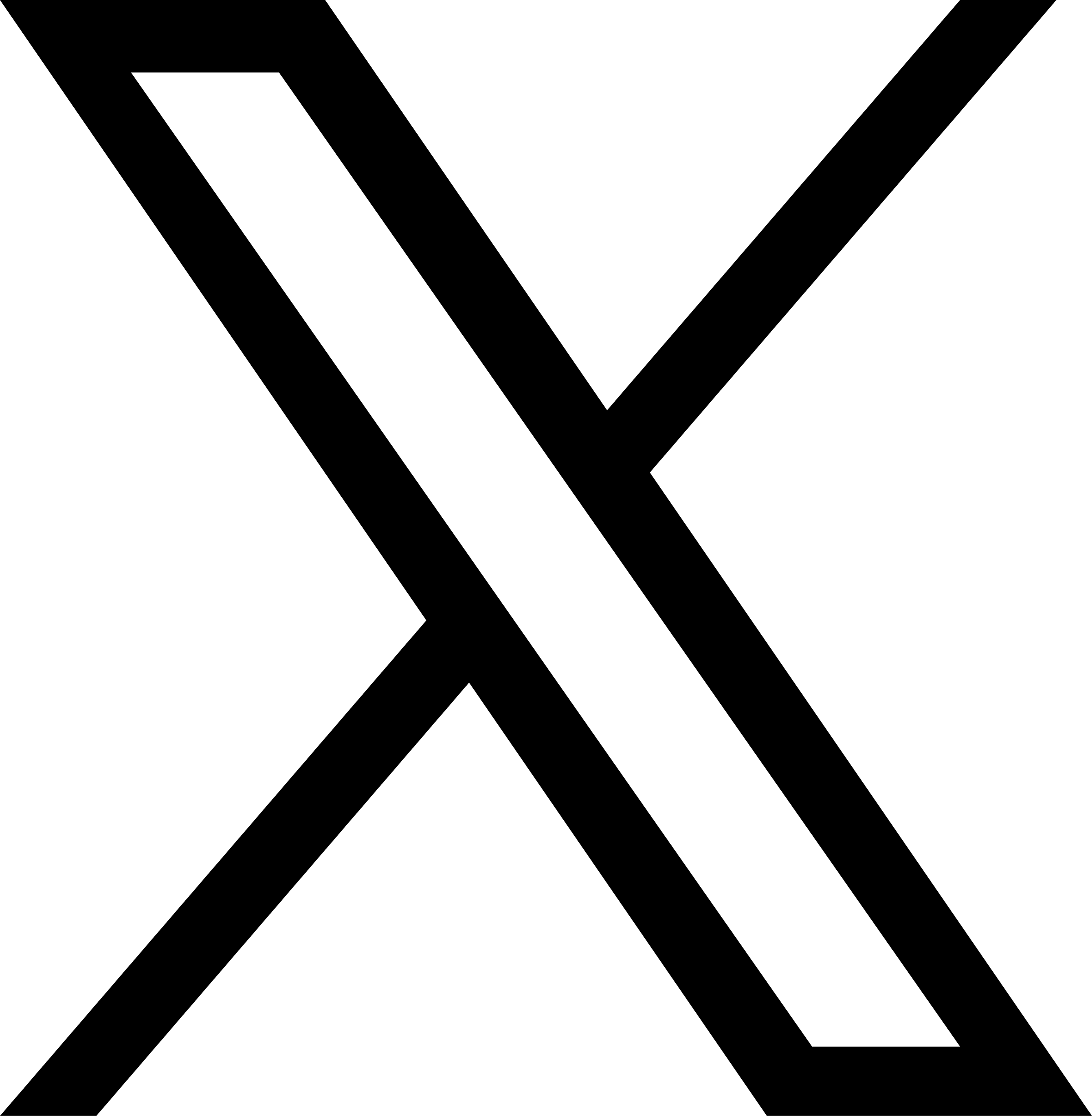 X logo black